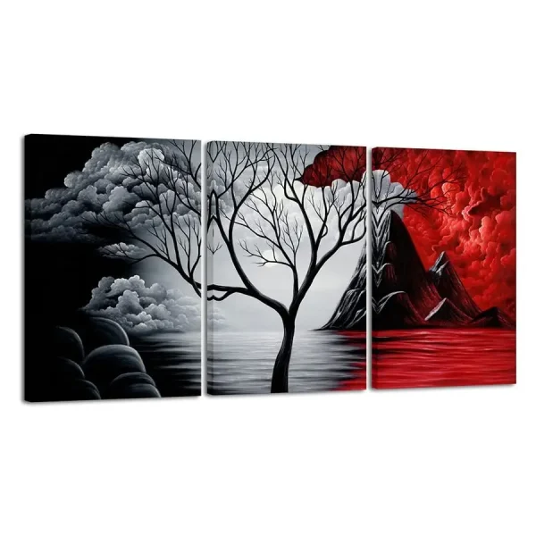 Canvas Wall Art, Abstract Picture Paintings, 3 Panels